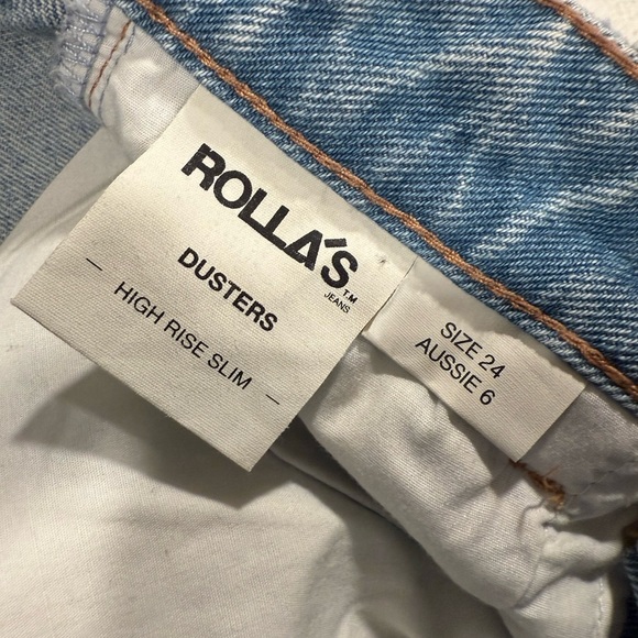 Rollas Jean Shorts Size 24 - Picture 6 of 8